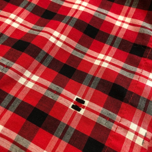 Men Size 2XL McCormick Farmall International Harvester IH Red Plaid short sleeve - Picture 4 of 12